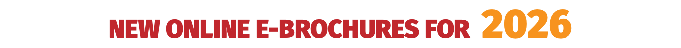 NEW ONLINE E-BROCHURES FOR 2026