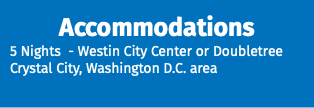 Accommodations 5 Nights - Westin City Center or Doubletree Crystal City, Washington D.C. area 
