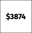 $3874
