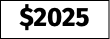 $2025