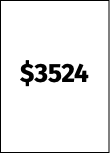 $3524