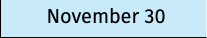 November 30