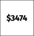 $3474