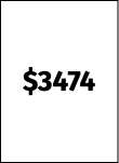 $3474
