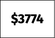 $3774