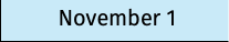 November 1