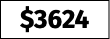 $3624