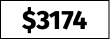 $3174