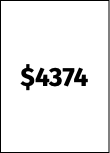 $4374