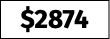 $2874