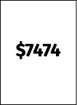 $7474