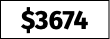 $3674