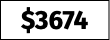 $3674