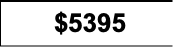 $5395