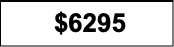 $6295