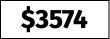 $3574