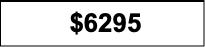 $6295