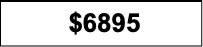 $6895